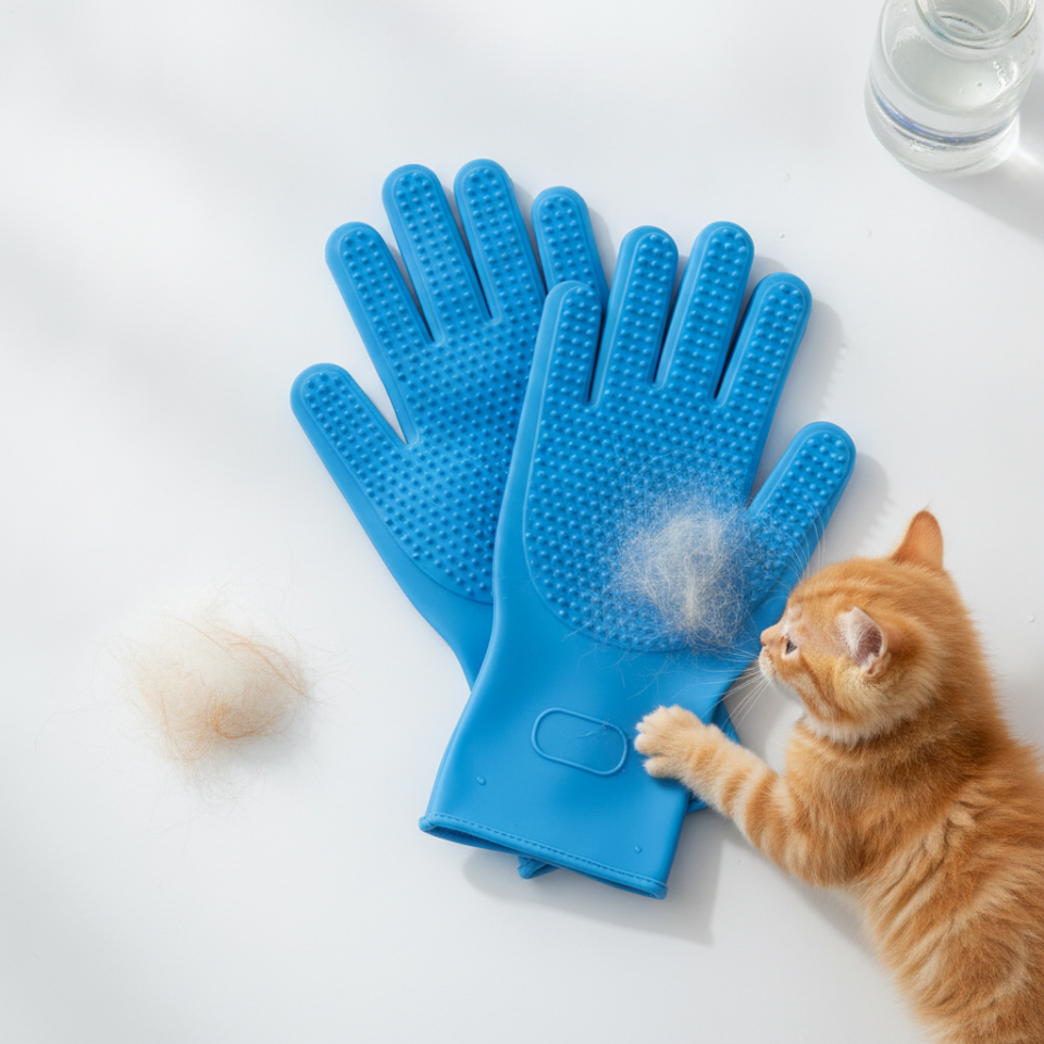 Kedi Tüy Toplama Eldiveni